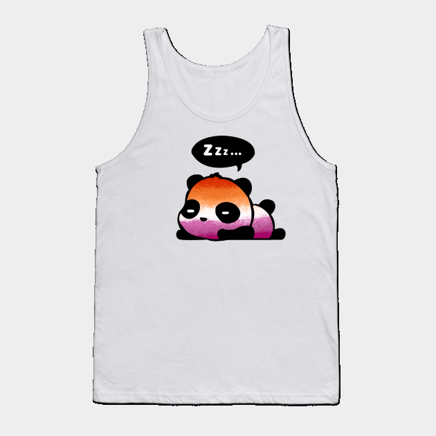 lesbian pride panda Tank Top by Gumdrop